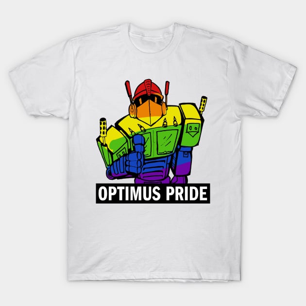 Optimus Pride T-Shirt by KodiSershon